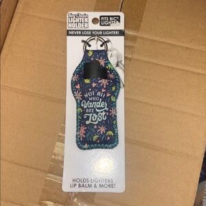 holds lighters, lip balm and more